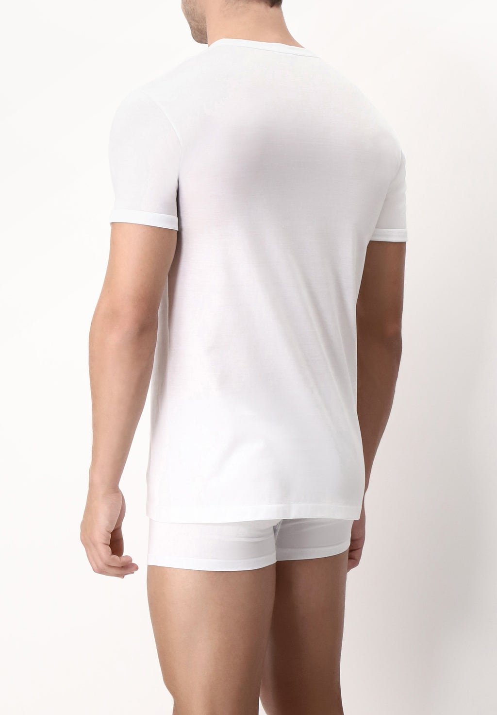 V-neck T-shirt 1304 in  Privilege double mercerized cotton