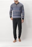 Seraph Punto Milano Striped Long Pajamas