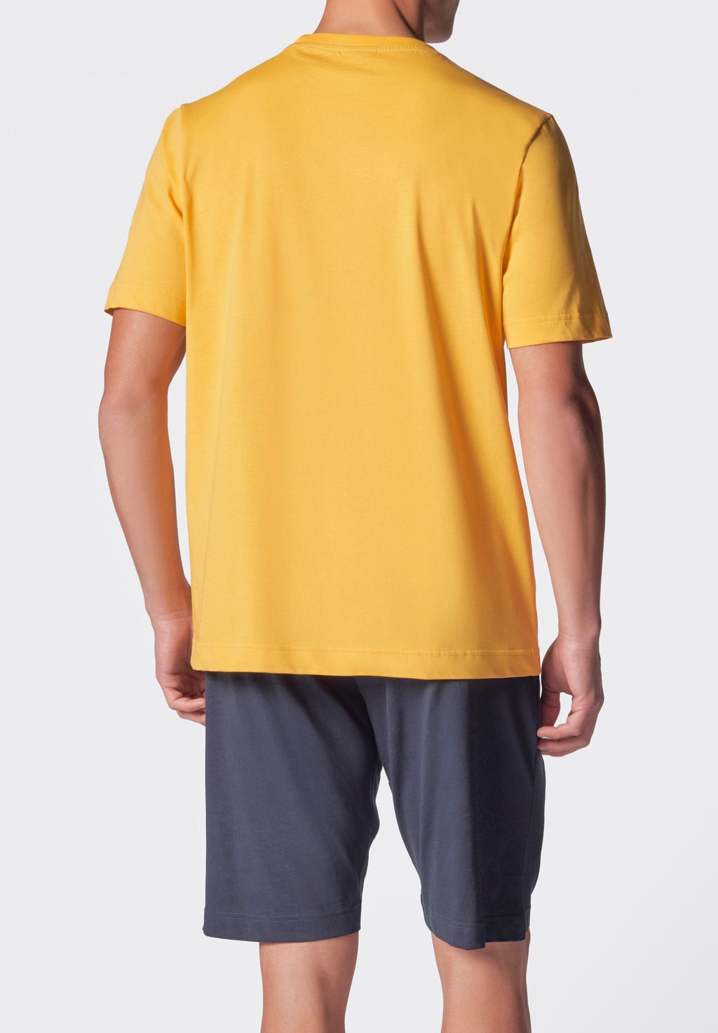 Completo Maglietta Girocollo e Pantaloncini in Jersey di Cotone Leggero